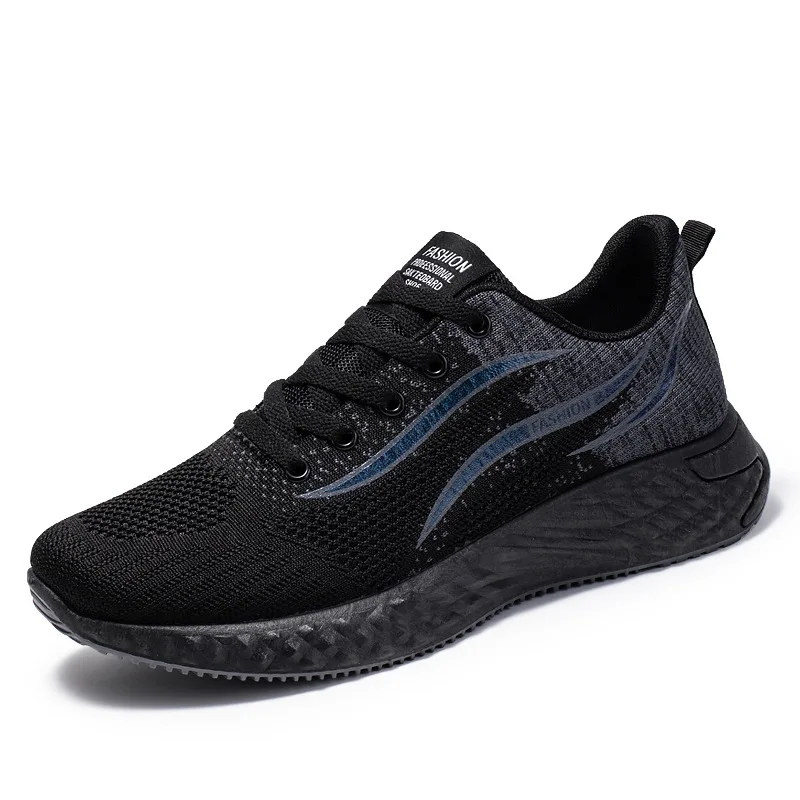 Men's breathable mesh sports shoes fashionable spring and autumn new Korean running shoes versatile and lightweight casual shoes