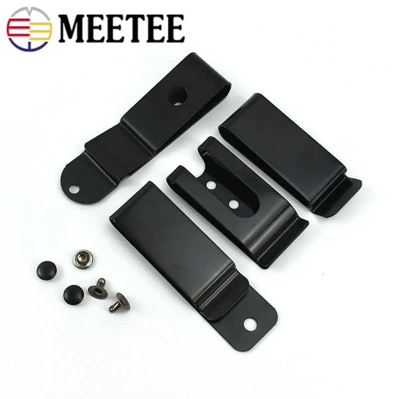 1/3/5Pcs 56-84mm Black Metal Belt Clip Buckles Purse Bag Spring Clasp Wallet Key Hooks DIY Waistband Hardware Accessories