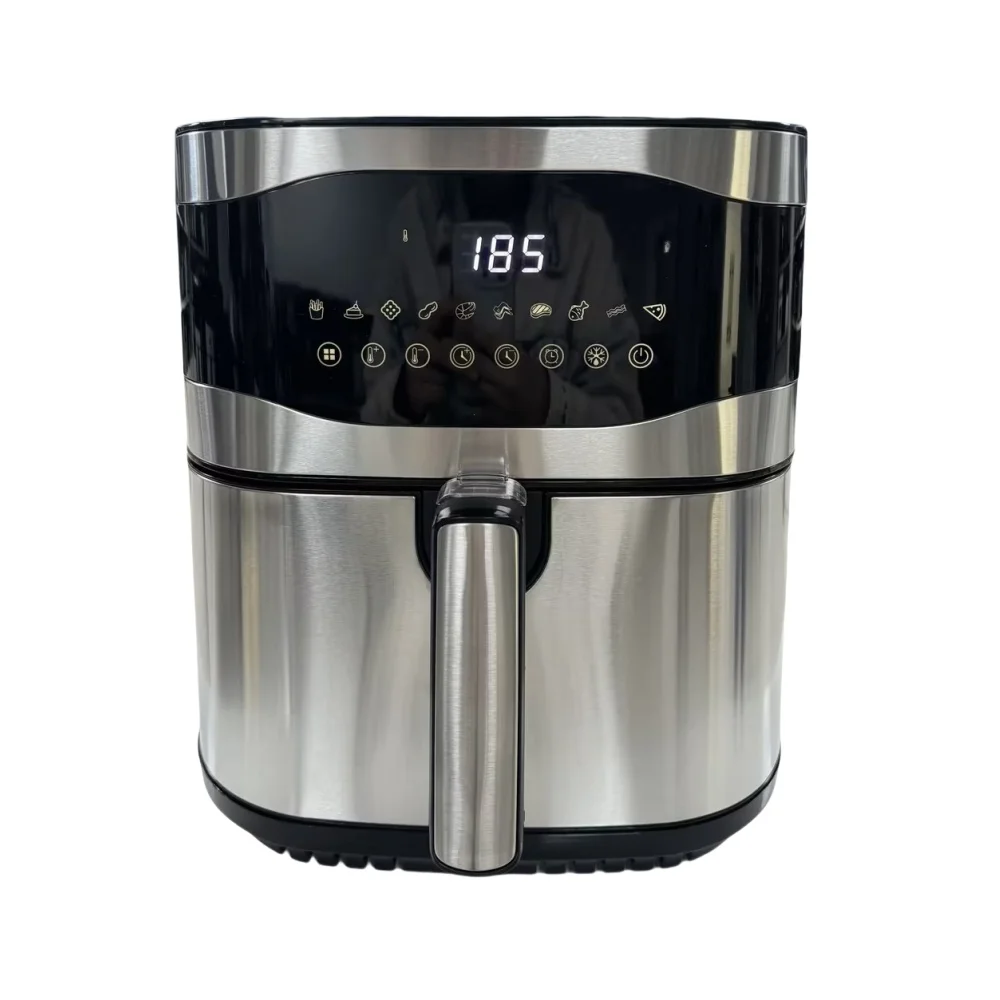 

2026 New Model Multi-functionalNew Design 9L Double Heating Air Fryer up and Down 2 Heating Elements Digital Smart Air Fryer