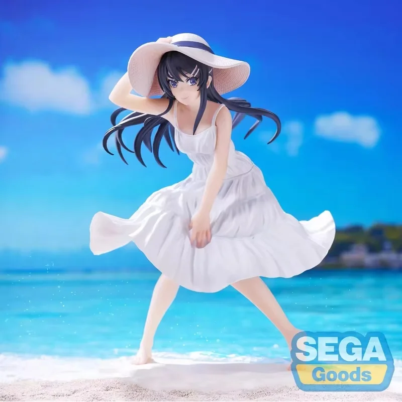 Genshin Sega Luminasta Anime Aobuta Sakurajima Mai Action Figure Model Summer Dress Mai Senpai  Anime Pvc Model Doll Toys Gifts