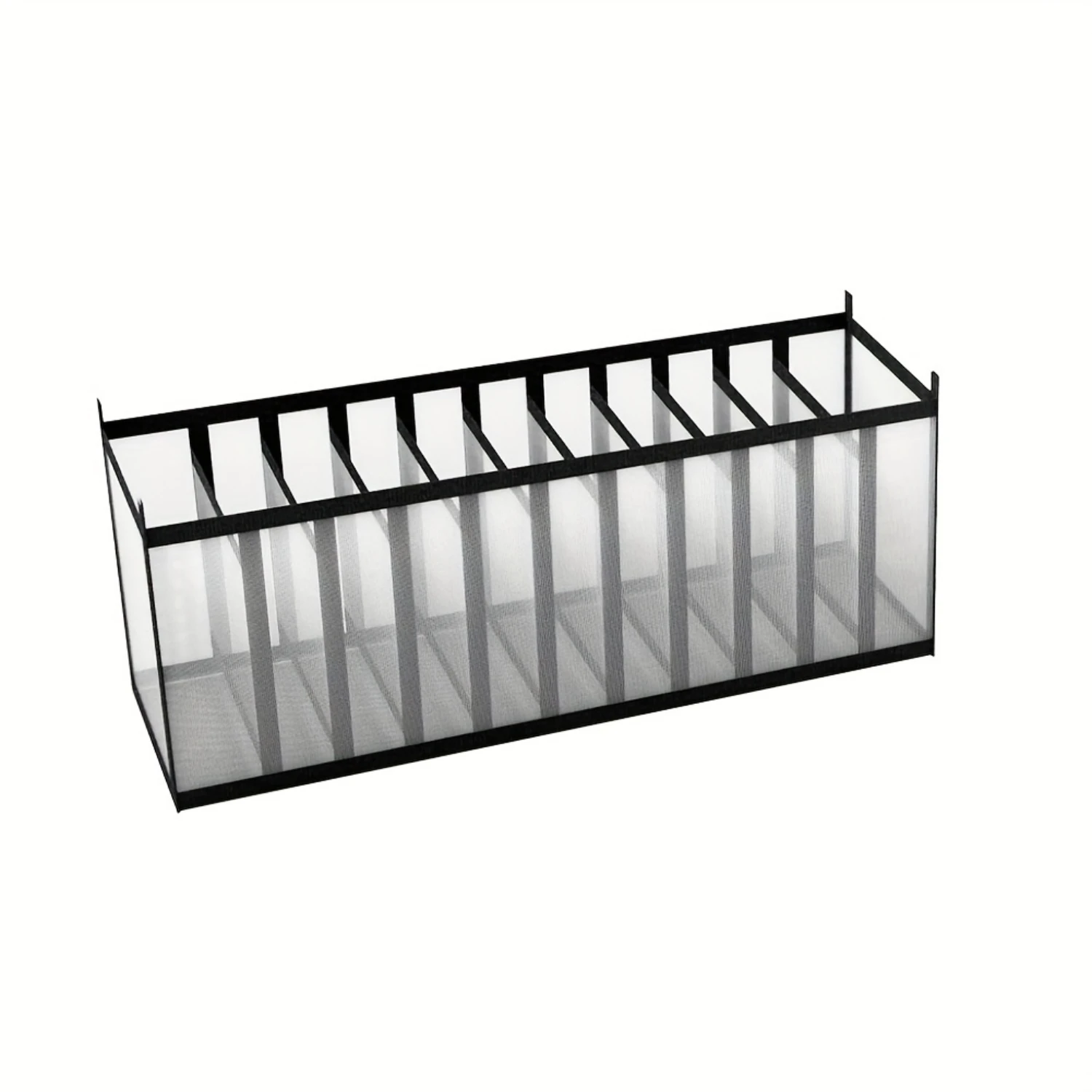 3Pcs Folding Drawer  Box Set, Compartmental Wardrobe  Box Suitable for Underwear, Bras And Socks Metal tea box Containers Tea