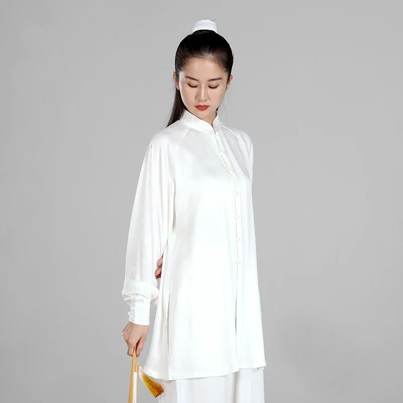 Tai Chi Clothes Women Wushu Clothes Kung Fu Competition Clothes Martial Art Uniform Wrinkle Free 2023 White