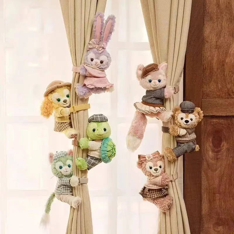 Shanghai Disney Duffy And Friend Little Class Series OluMel Eeyore Cute Cartoon Plush Curtain Straps view 3