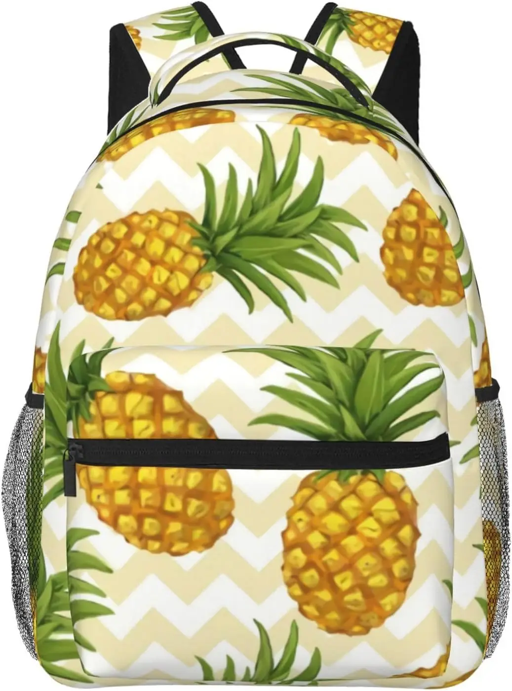 

Pineapple Backpack Fashion Book Bags Lightweight Laptop Backpack Casual Daypack with Padded Straps Friendly Rucksack