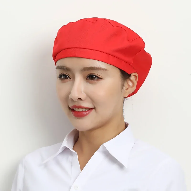 Kitchen Work cap Food Service Chef Hats Canteen Restaurant Dustproof Oil Fumes Cooking Caps Bakery Baking Workshop Sanitary Cap