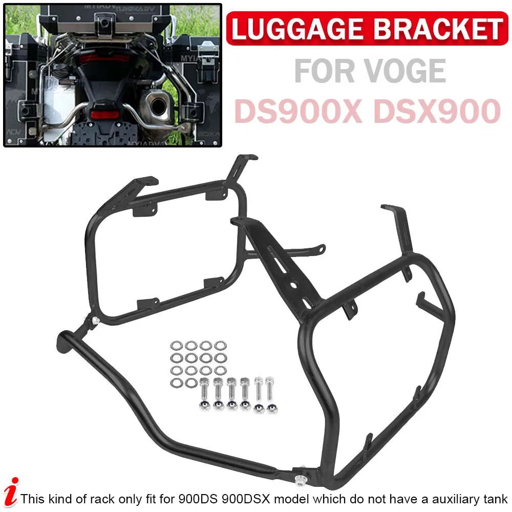 900 DSX Luggage Rack Stainless Steel Pannier Top Case Bracket Toolbox Support Saddlebag Holder For VOGE 900DS 900DSX 2024 2025