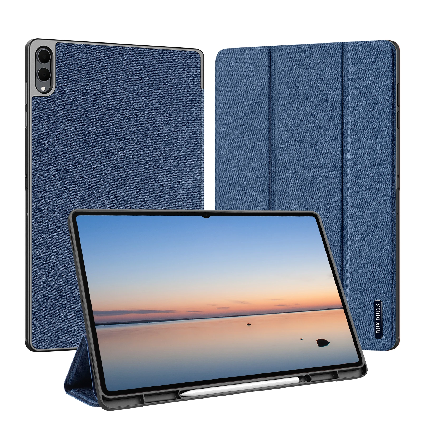 DUX DUCIS Trifold Stand Case voor Samsung Galaxy Tab S11 Ultra S11 Tablet met S Penhouder Auto Wake Sleep Beschermhoes