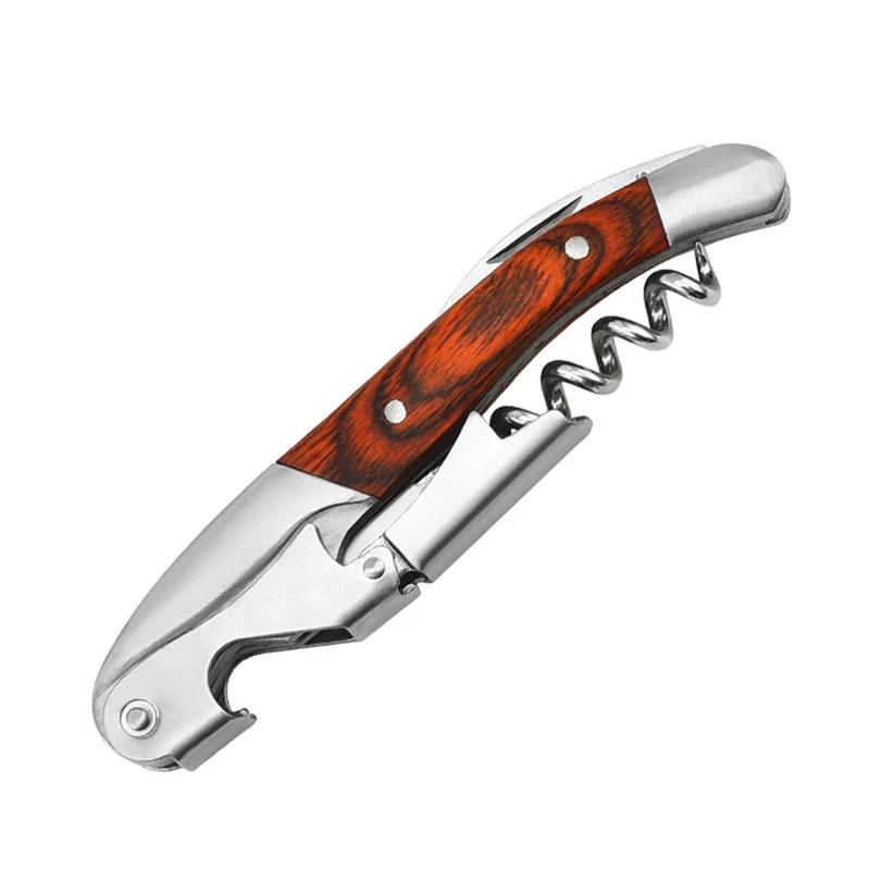 Wine Opener Stainless Steel Corkscrew Waiter Bottle Can Opener 1
