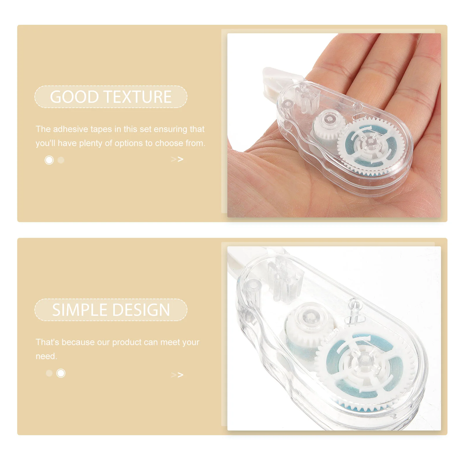 Cinta adhesiva de doble cara para manualidades, puntos, álbum de recortes permanente, 4 Uds.