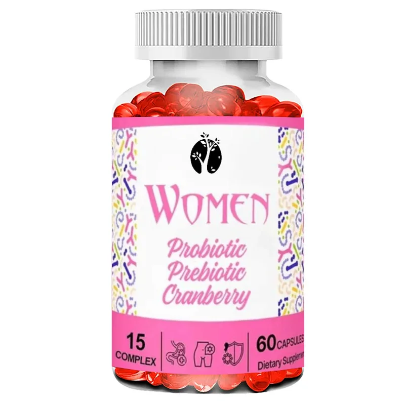 300 Billion Colony Forming Units of Probiotics,containing Prebiotic Cranberries,probiotics Promote Female Digestion and Immunity
