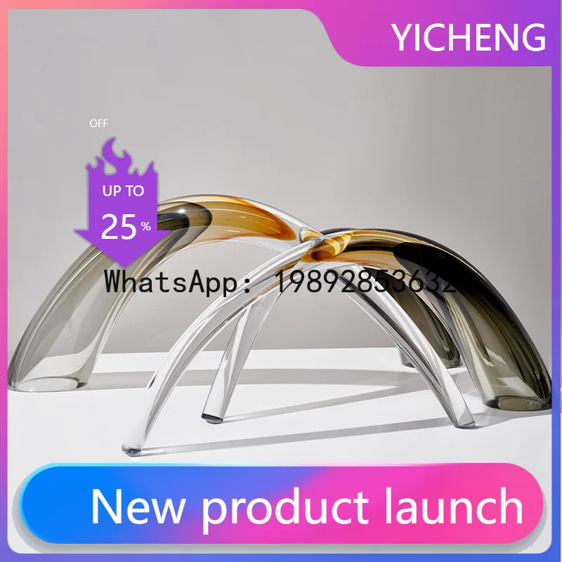 

PYJ Modern Glazed Horn Ornament Glazed Handicraft Decorative Ornament