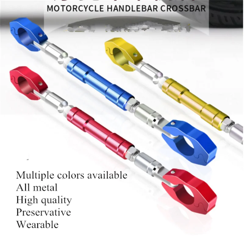 2024 manubrio moto universale 22MM Cross Bar rinforzato manubrio spesso manopole per bici manubrio Balance Bar parti per moto