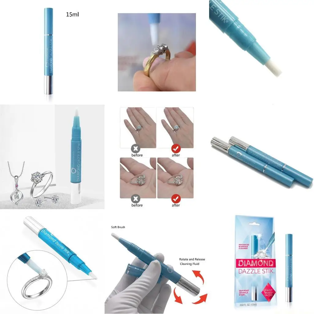 

D46E Jewelry Cleaner Natural Jewelry Cleaner Pen Diamond for Dazzle Stik