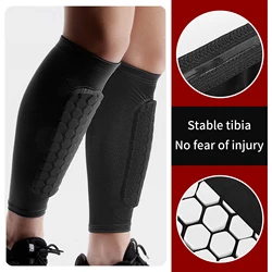 Soccer Shin Guards Outdoor Sport Honeycomb Anti-Collision Pads Protection Leg Guard Socks Shank Protector Protege Tibia Football