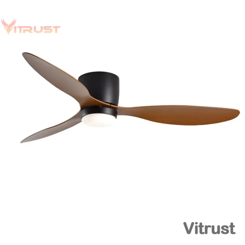 Led Ceiling Fans With Lights Home Decorative Ceiling Fan With Lamp and Remote Control Support 110-240 for Summer and Winter