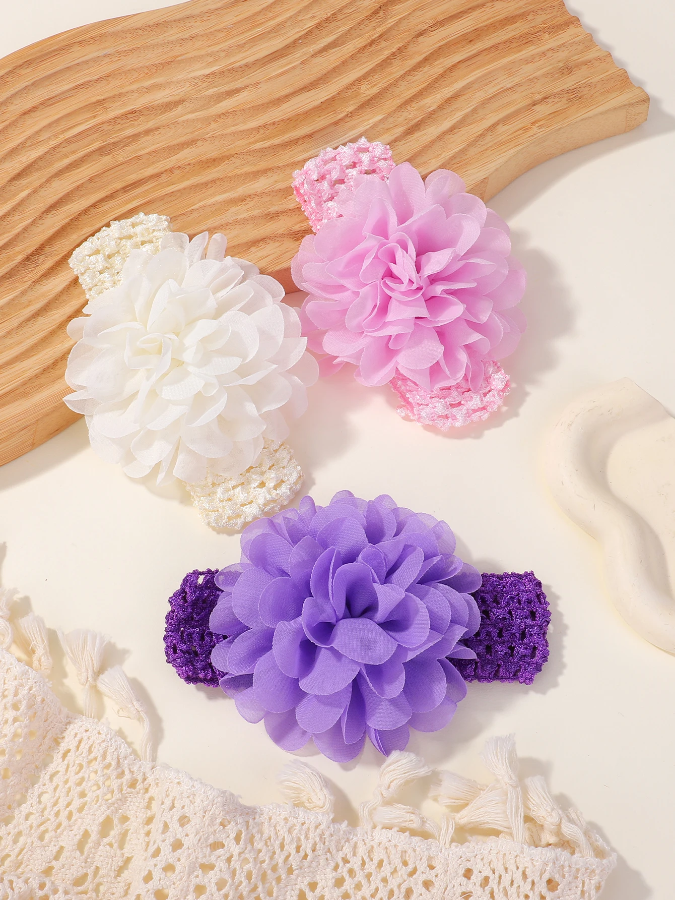 6pcs Baby Girl Bows Headband Newborn Turban Accessory Kids HairBand Outdoor Toddler Children HeadWrap Hair Accessories