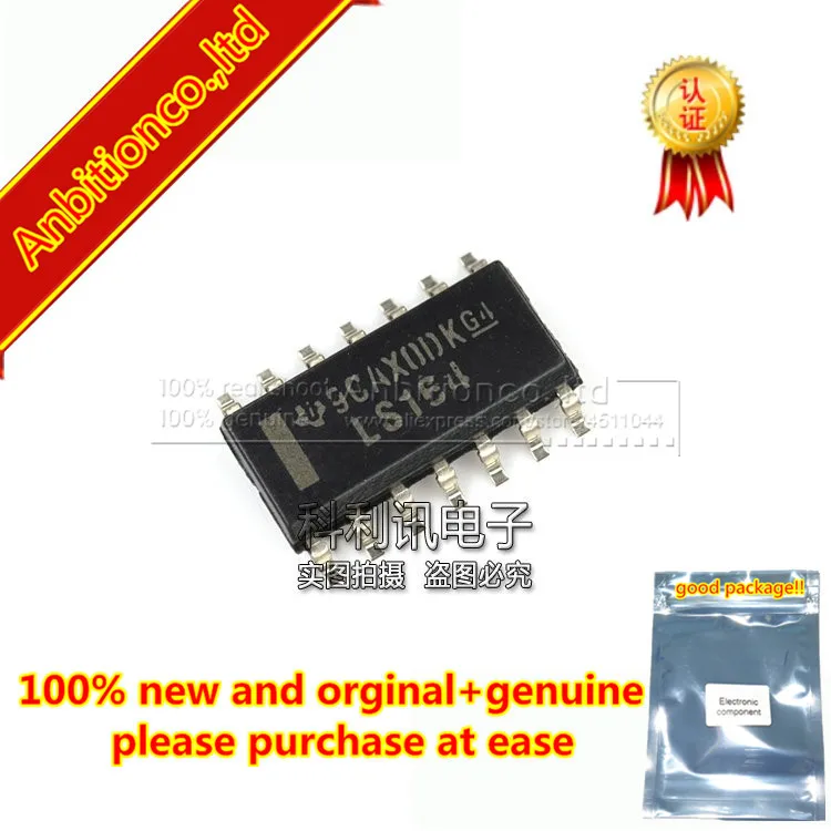 10pcs 100% new and orginal SN74LS164DR LS164 SOP-14 8-BIT PARALLEL-OUT SERIAL SHIFT REGISTERS in stock