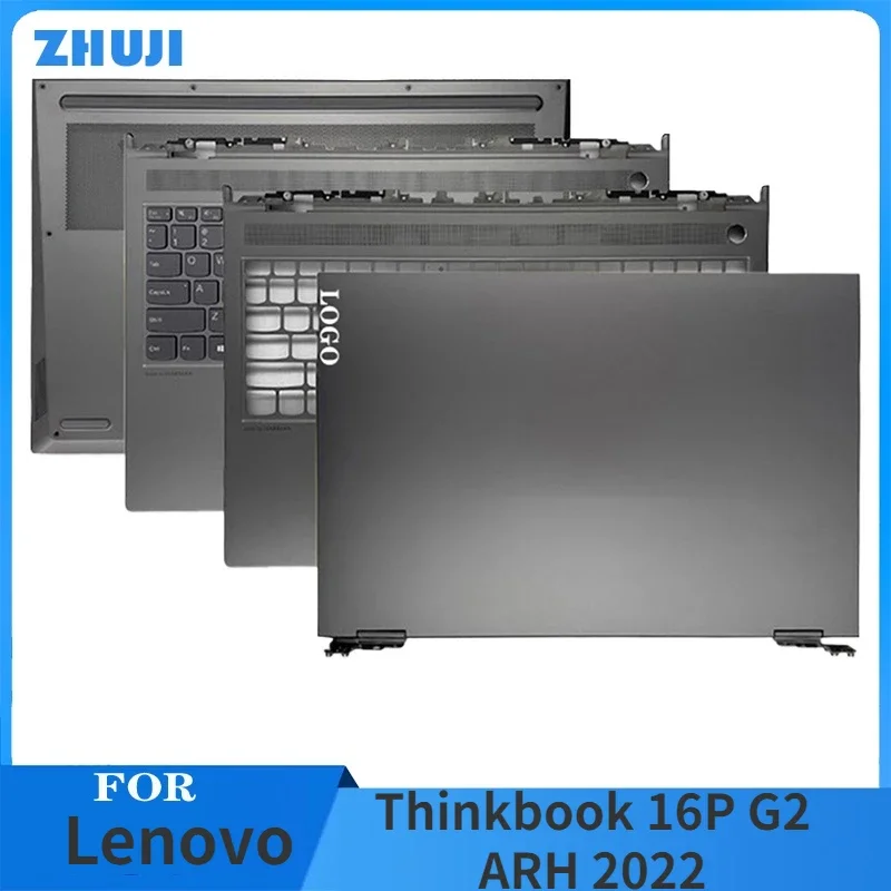 

New For Lenovo Thinkbook 16P G2 ARH 2022 Grey Lcd Back Cover Rear Lid Palmrest Upper Case Keyboard Bezel Laptop Bottom Shell