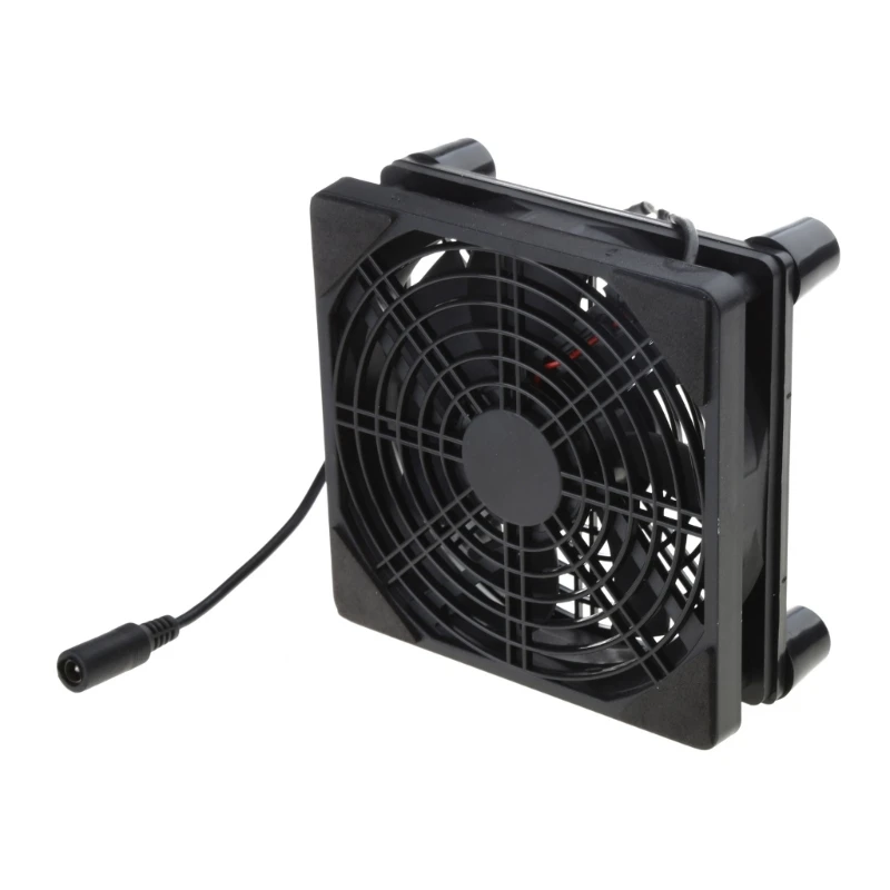 12CM Computer Fan AC110V 220V DC3V-12V 2000RPM Adjustable Speed Large Air Flow Air Blower 12x12x5mm for Modem TV Box