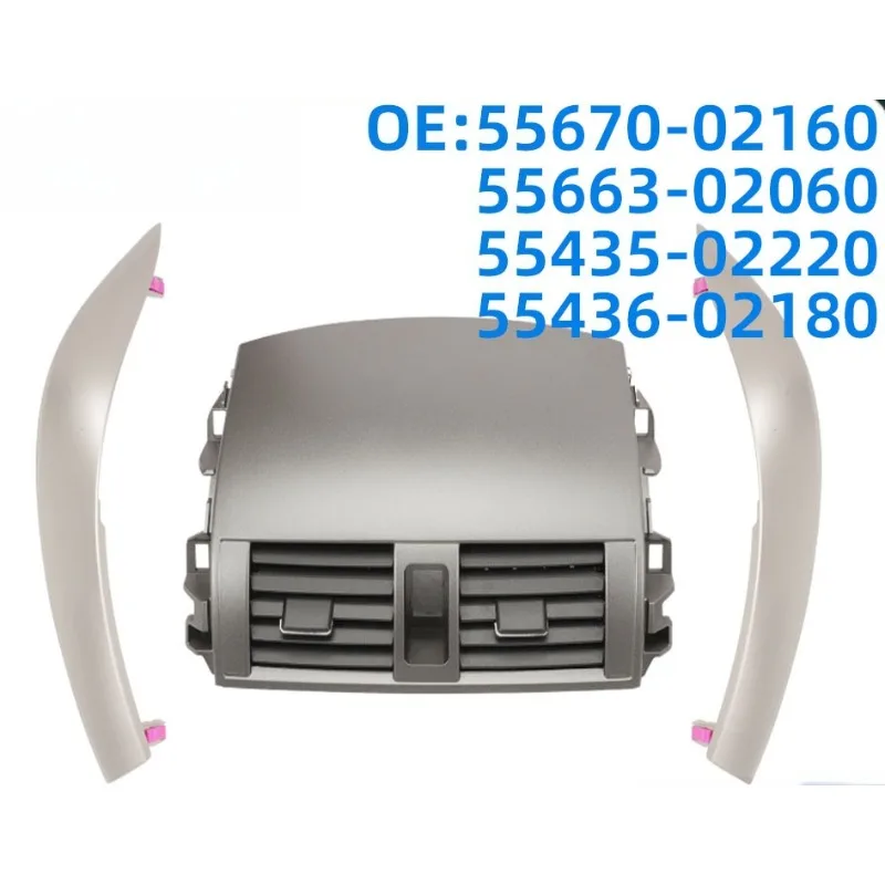 

55670-02160 Air Conditioning Grille 1pc for Toyota Corolla 2008 2009 2010 2011 2012 2013 Brand New