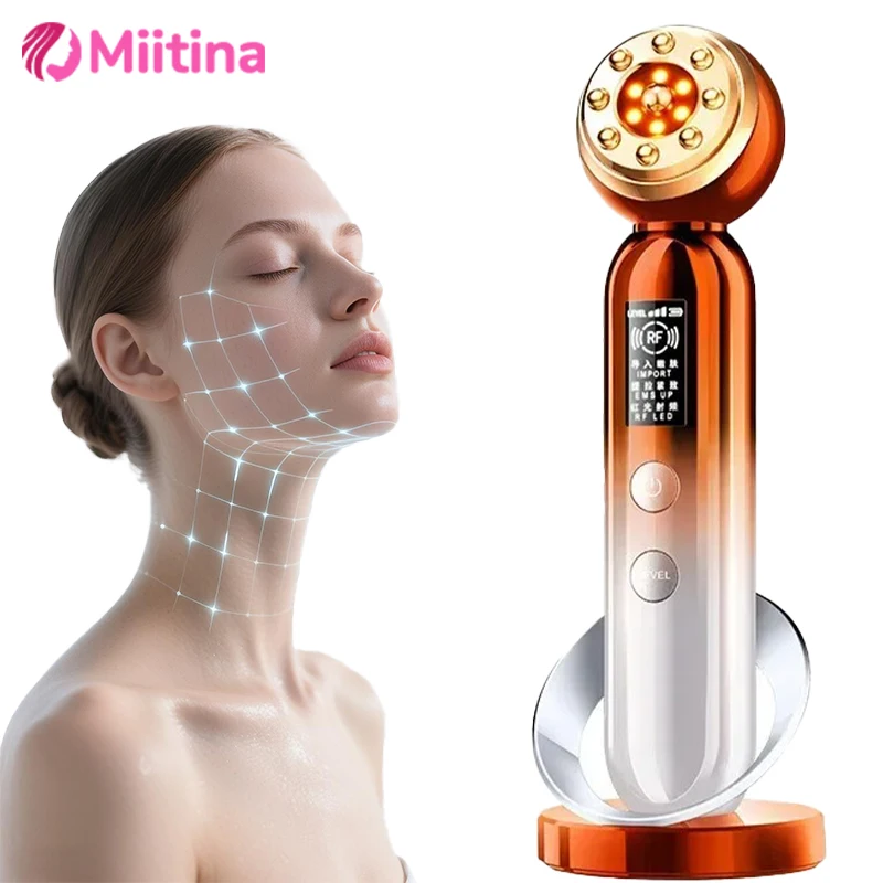 

RF Radio Facial Lifting Massager ems Frequency Machine Repair Lift Firm Tightening Beauty Care Facial Massager