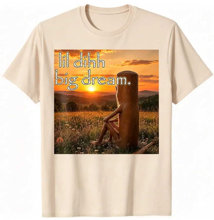 2026 Men Sunset Nature Landscape Graphic T Shirt Abstract Figure Print Short Sleeve Cotton Unisex Tops