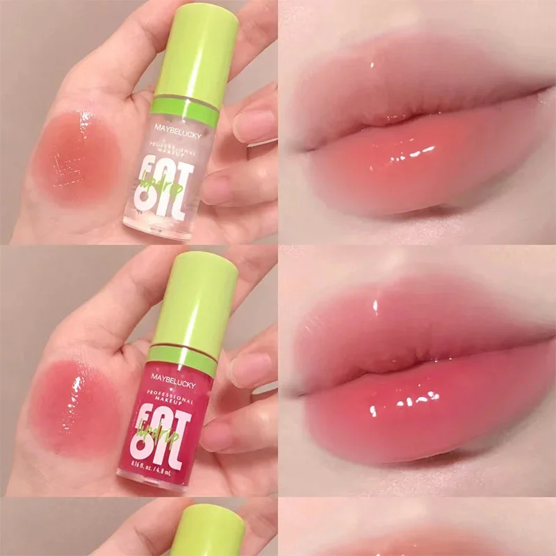 Brilhante à prova d'água Maquiagem Lip Gloss, duradoura, pérola, bip, hidratar, antiaderente, copo, esmalte, cosméticos