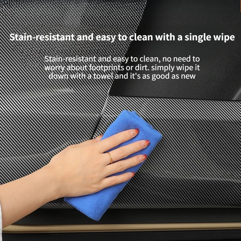 Good Quality New For Chery ICAUR ICAR V27 Car Door Anti-kick Panel All-inclusive Four Doors Anti-scratch ABS Protective Panel Co