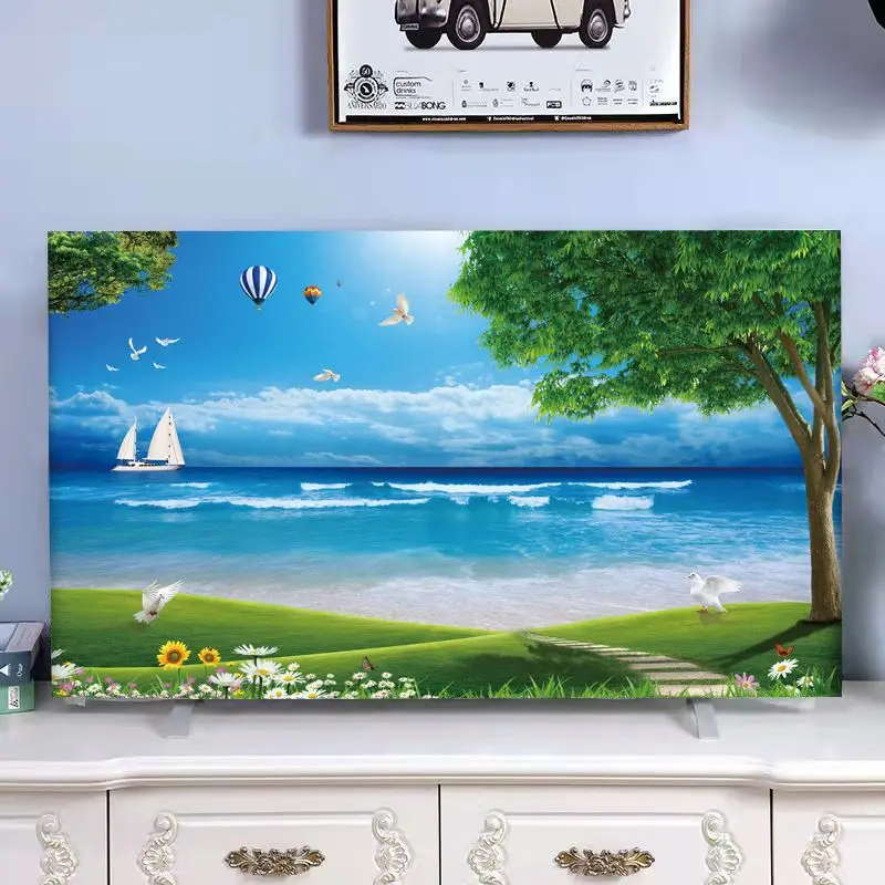 

LCD TV Dust Cover for Living Room and Bedroom Universal Flat Screen Protector