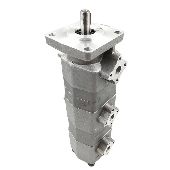 Zhengquan HGP-222A-F3/3/3R triple hydraulic gear pump Mechanical hardware high pressure hydraulic oil pump factory direct sales