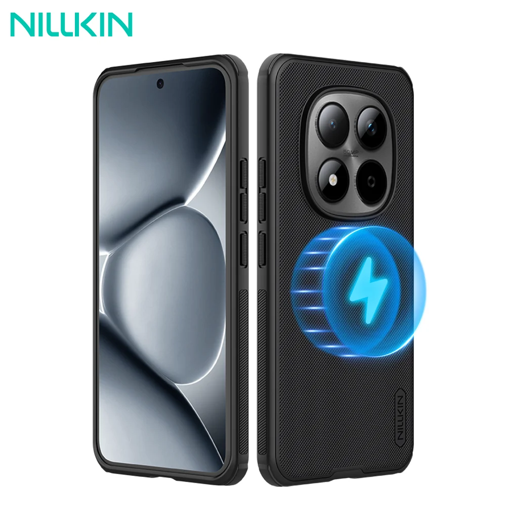 

NILLKIN для Xiaomi Redmi Note15 Pro + чехол Super Frosted Shield Pro с рамкой из ТПУ, магнитная задняя крышка для ПК для Mi Note15 Pro