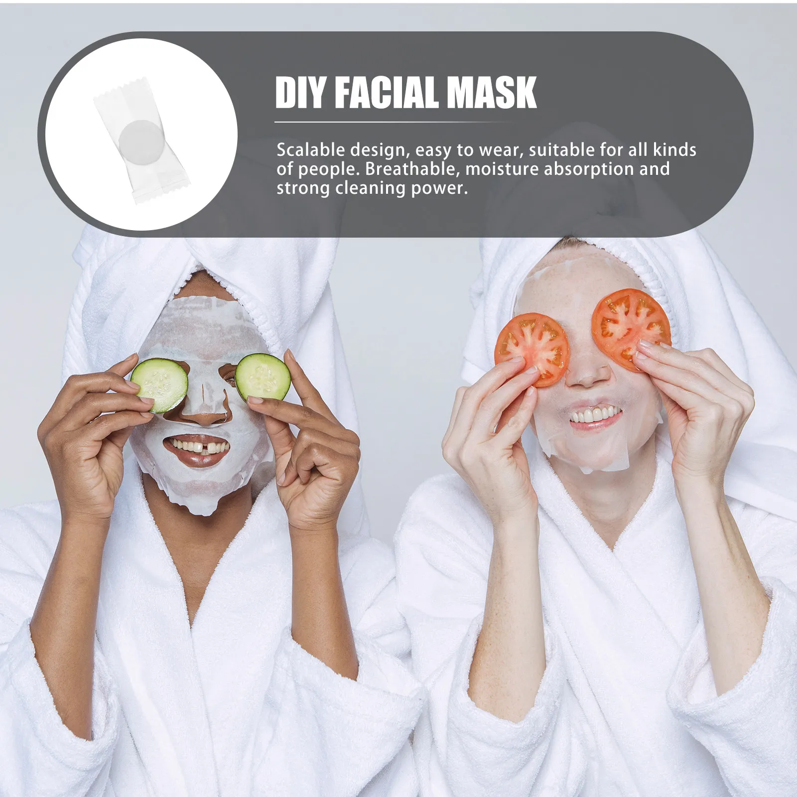 100Pcs Compressed Facial Mask Sheet Lightweight Breathable DIY Face Mask Paper High Absorption Cleanser Women Skin Care Tool view 5
