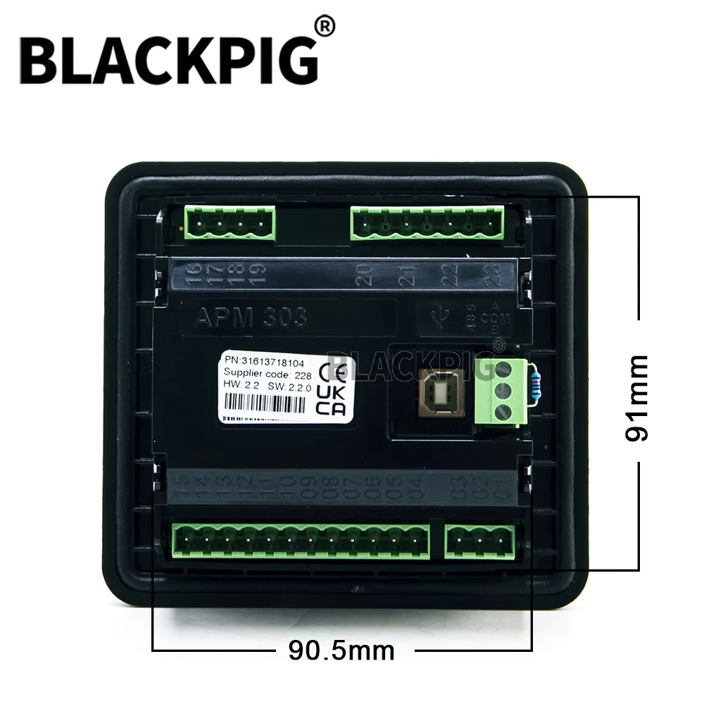 Original APM303 Kohler Generator Control Module Digital Control Panel found in the SDMO range For 300 kVA Generator Sets