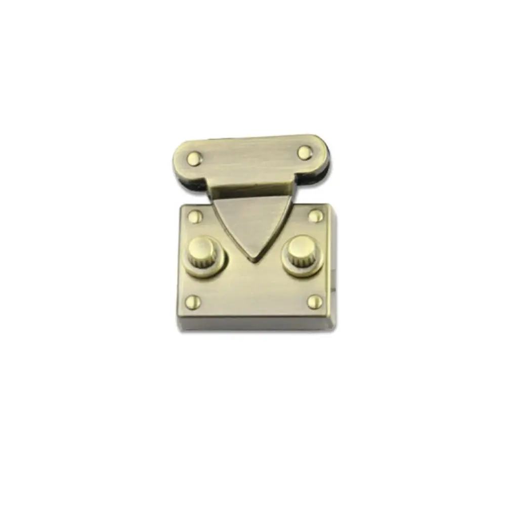 High Quality Metal Clasp Lock Durable 4 Colors Square Twist Lock Purse Luggage Hardware DIY Handbag