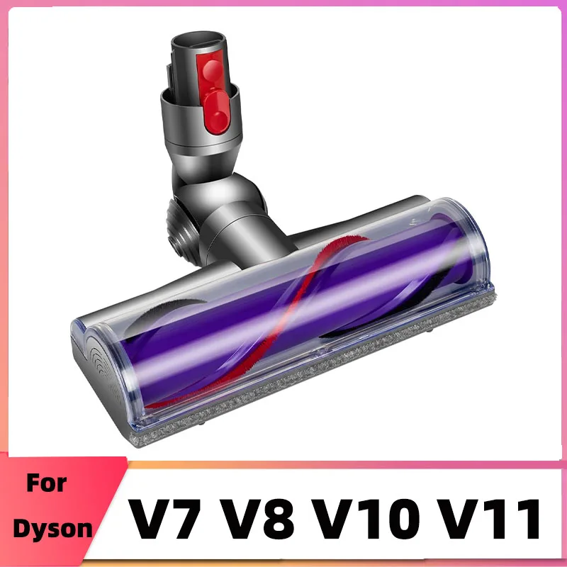 Quick-Release Cleaner Head for Dyson V7 V8 V10 V11 V15 Vacuum Direct Drive Head for Hardwood Floor Carpets Attachment