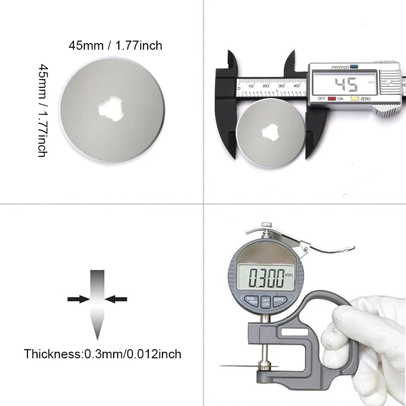 45mm 28mm Rotary Cutter Blades Replacement Blades Compatible With Olfa Fiskars Martelli Cutter Sewing Tool For Patchwork Leather
