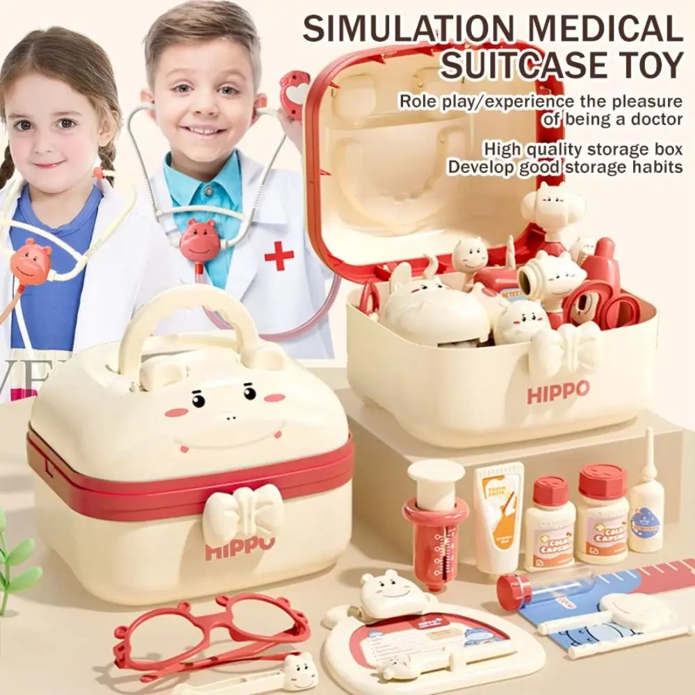 Simulazione Dentista Box Dottore Fai finta di ruolo Kit Gioco educativo Giochi di finzione Giocattoli Stetoscopio per bambini Set da dottore