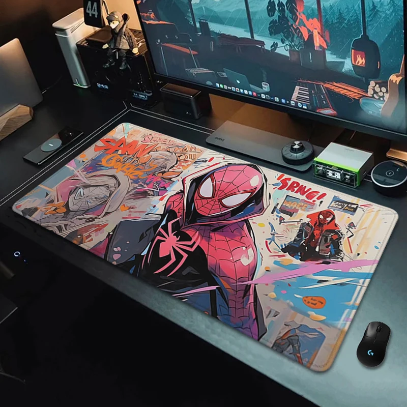 

Anime Mouse Pad City Heroes XL Computer Desk Mat Mouse Mats Gamer Keyboard Mat Stitched Edge Mousepad Cabinet Pc Gaming Accessoy