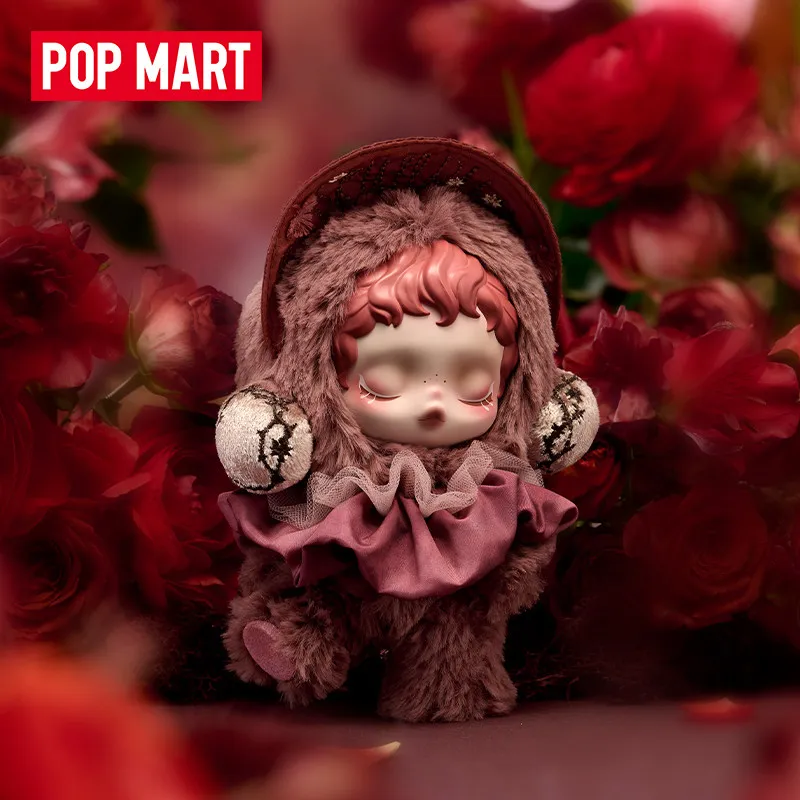 

Оригинальная коллекционная фигурка Popmart SKULLPANDA Light Woven Garden Blind Box: кукла-подвеска с резиновым лицом, игрушка-сюрприз для девочек и коллекционеров
