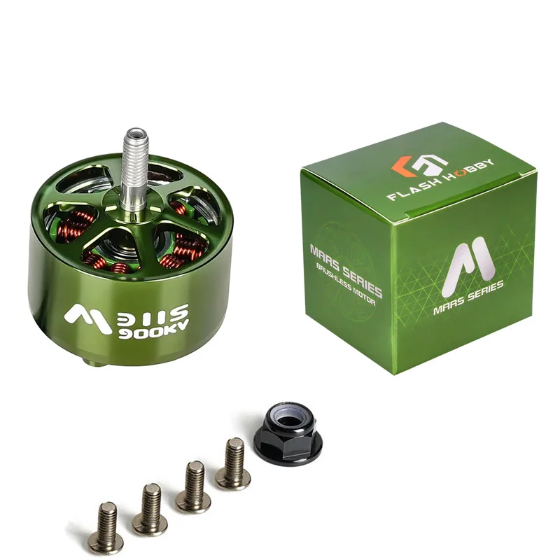 

4 шт. FLASHHOBBY Mars M3115 900KV бесщеточный двигатель 3-6S LiPo для FPV фристайла дальнего действия DIY Запчасти