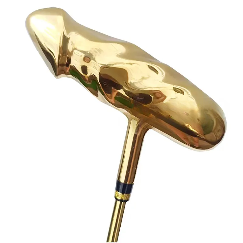 Unisex Golf Clubs Gold or Purple Golf Putter Individuality Putter Steel Shaft 33 34 or 35 Inch