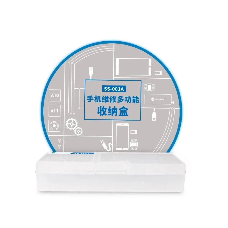 Sunshine SS-001A Phone Repair Multi-function Storage Box LCD Screen Mainboard IC Assembly Plastic Organizers Box
