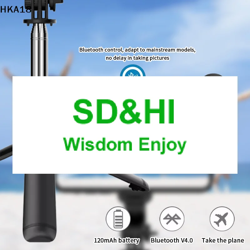 حامل ثلاثي للهاتف محمول مقاس 41 بوصة مع جهاز تحكم عن بعد لاسلكي وقابل للتمديد وحامل ثلاثي القوائم قابل للدوران 360 درجة #1