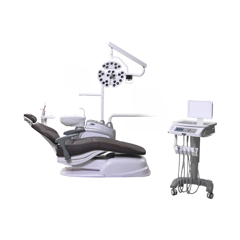 Best Price China Factory Dentist Equipment Unit Set  Chair for Hospital Clinic Furniture Medical Treatment Bed