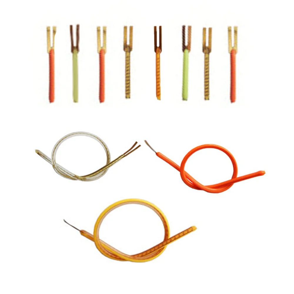 

LED Filament Flexible DC3V 25 80 110 128 190 300mm Edison Bulb Lamp Parts Positive Negative Same End DIY Decor lighting Lamp