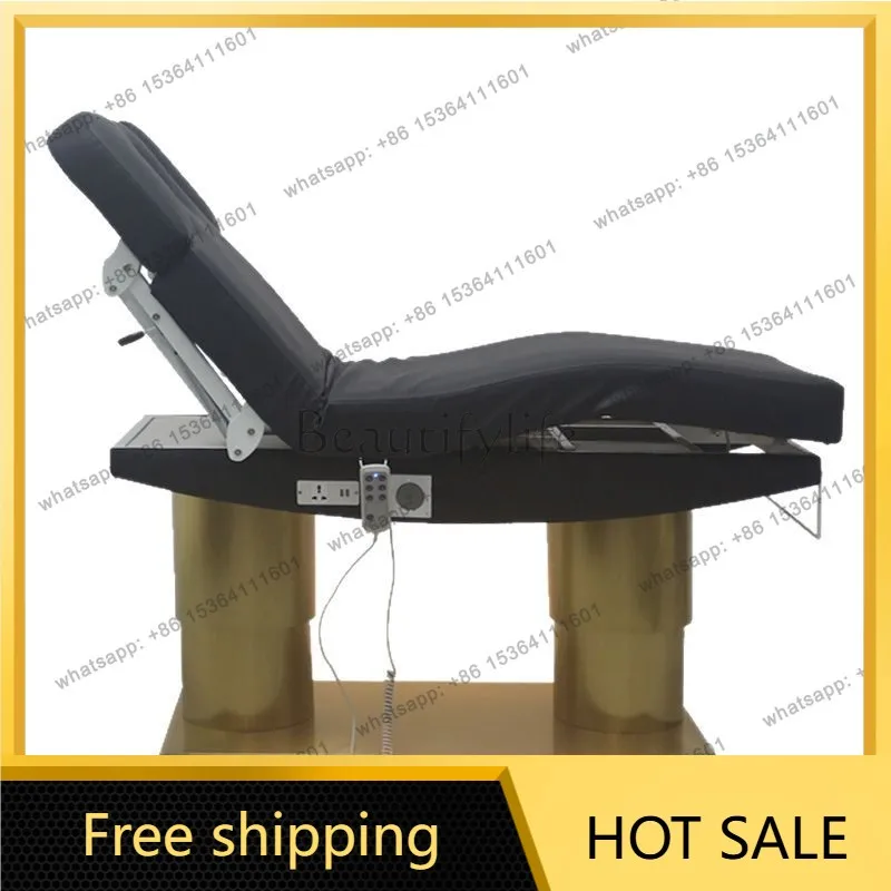 Factory Direct Sales Beauty Bed Constant Temperature Heating Beauty Salon Special Massage Advanced Sense Electric Lift