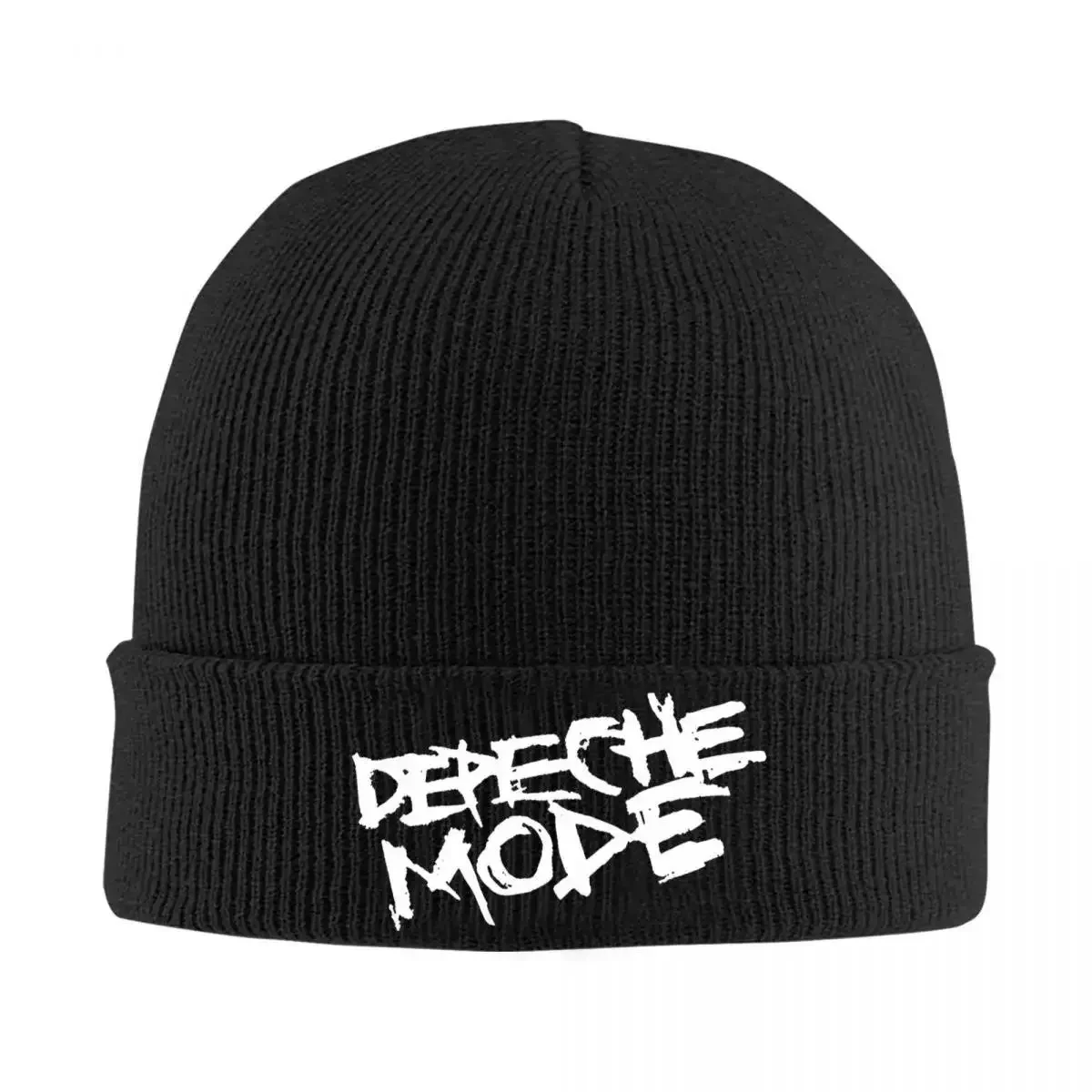 Depeches-Mode Beanie Hats English Rock Music Band Casual Caps Men Women Unisex Kpop Knit Hat Autumn Winter Warm Beanie Hat