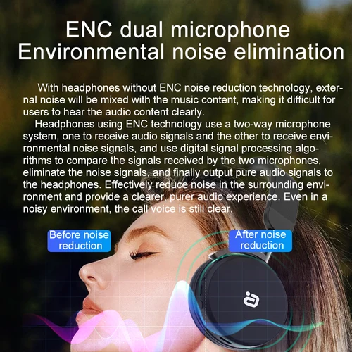 Imagen 2 del producto CM700-auriculares inalámbricos HiFi con Bluetooth 5,3, cascos con reducción de ruido CVC6.0, Aptx, Audio HD, para juegos, música, PS4