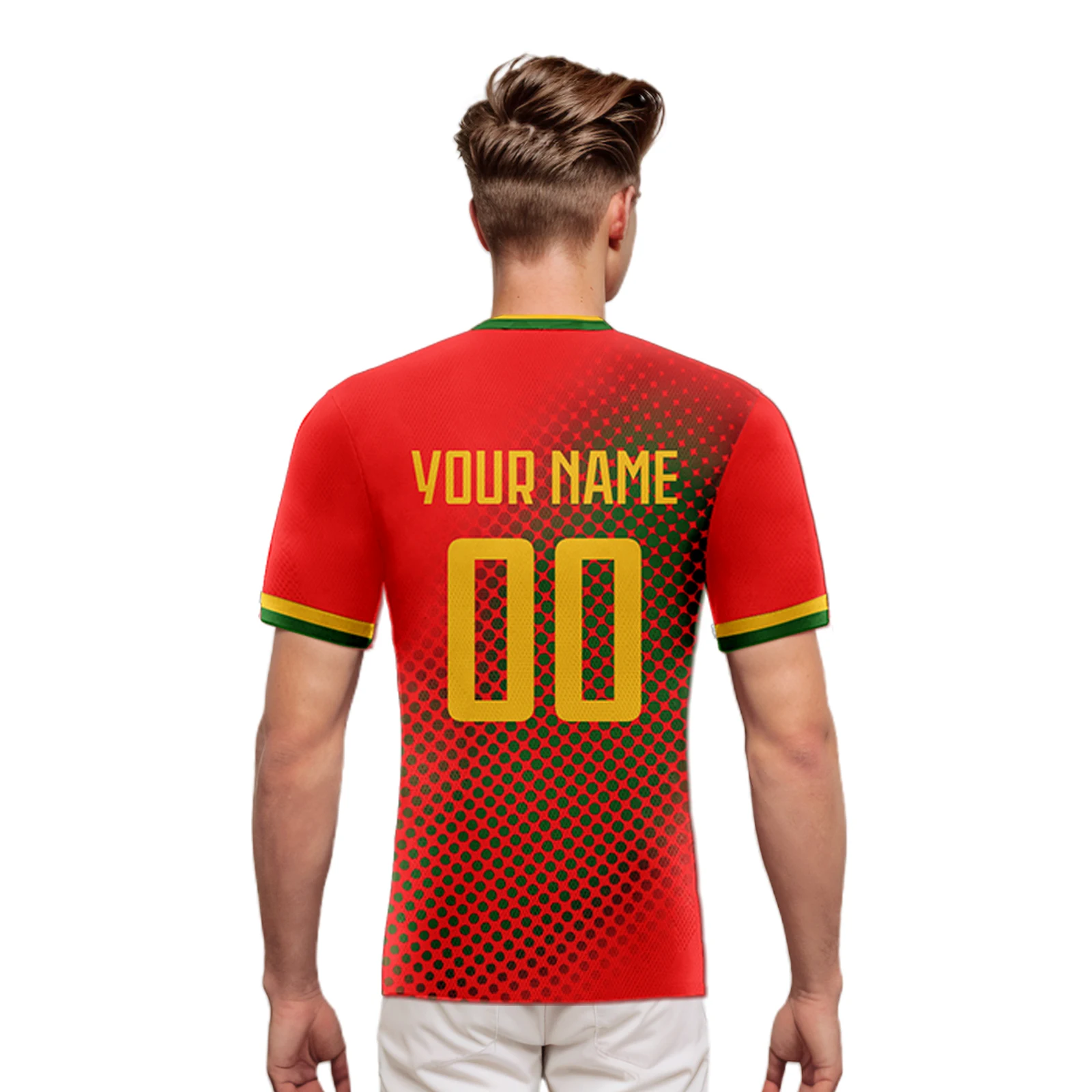 Portugal Football Shirt for Men Women Youth Team Jersey Fans Gift Personalized Name Number Soccer Uniform Breathable Sportswear