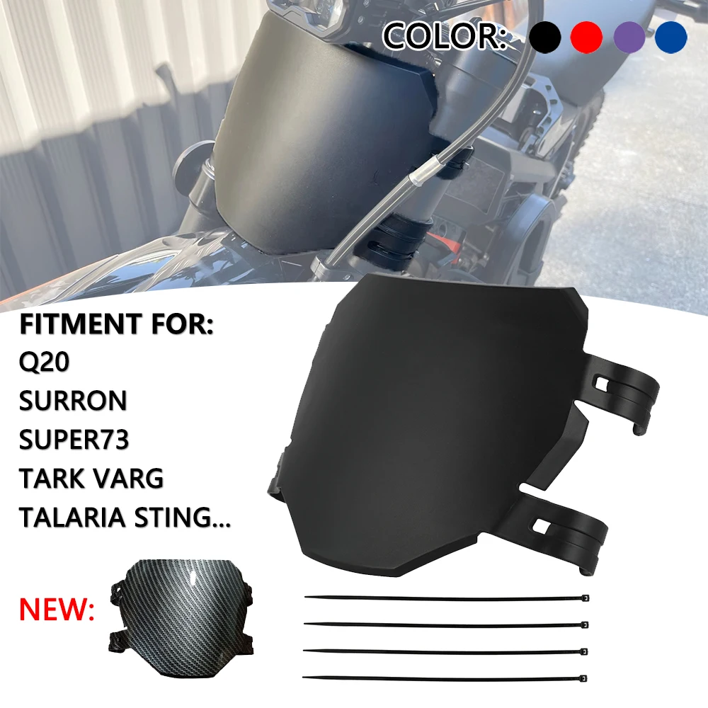 Front License Number Plate For Stark Varg Motorcycle Accessories Registration Plate For Surron Lightbee S/X Talaria Sting E-Bike